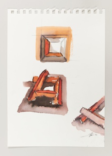 Drawing, Design for Roofs Brooch