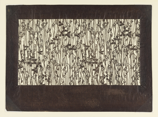 Katagami, Bracken and Hemlock Twigs