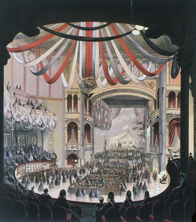 Print, Interior View of the Academy of Music as Seen from Dress Circle