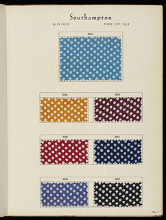 Manufacturer's Sample Book (France)