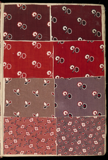 Scrapbook Of Textile Swatches (France)