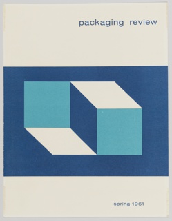 Booklet Cover, Packaging Review, Spring 1961