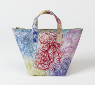 Bag With Zip, Small Square Basket