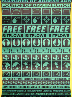 Advertising Flyer, "Culture of Access and Politics of Dissemination" Conference