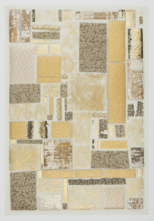 Table Mat, Metallic Patched