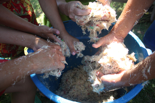 Bamboo (Tacuara) Loofah Panels