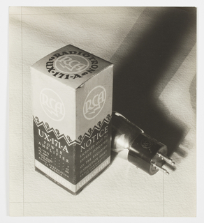 Photograph, RCA Radiotron UX-171A Vacuum Tube and Packaging