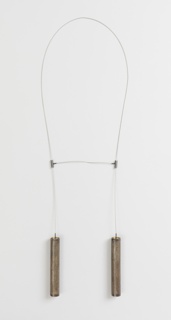 Double Cylinder Pendant Necklace