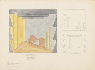 Drawing, Design for Window Display, Saks Fifth Avenue, New York, NY