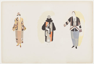 Print, Plate 14, Sonia Delaunay: ses peintures, ses objets, ses tissus simultanés, ses modes (Sonia Delaunay: her paintings, her objects, her simultaneous cloth, her fashions)