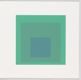 Print, Emeraude, Homage to the Square, Soft Edge – Hard Edge