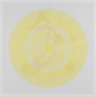 Print, "yellow", Plate 22, "Color/Moire" Portfolio