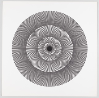 Print, "black lines", Plate 14, "Color/Moire" Portfolio