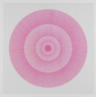 Print, "red", plate 21, "Color/Moire" Portfolio