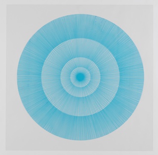 Print, "blue", Plate 23, "Color/Moire" Portfolio