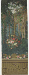 Scenic Panel, "Le Jardin d'Armide" [The Garden of Armida]