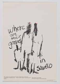 Poster, Where Are Their Graves in Soweto