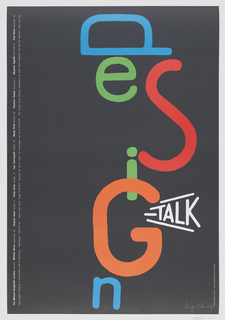 Poster, Design Talk