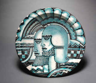 Warrior Heads Plaque, Plaque No. 5