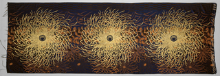 Textile, Chrysanthemums