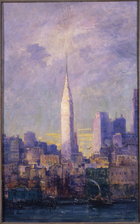 Painting, View of the Chrysler Building
