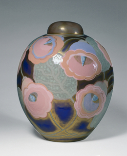 Covered Jar, Clochettes Mauves