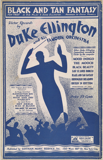 Sheet Music, Black and Tan Fantasy