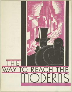 Brochure, New York American: The Way to Reach the Moderns