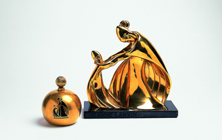 Perfume Flacon And Sculpture Of Lanvin Logo For Bal Masque Perfume, L’Ame Perdue (Lost Soul)