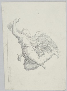 Drawing, Flying Angel