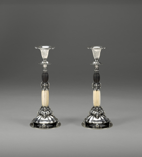 Pair Of Candlesticks From A Console Set