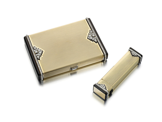 Cigarette Case And Lighter
