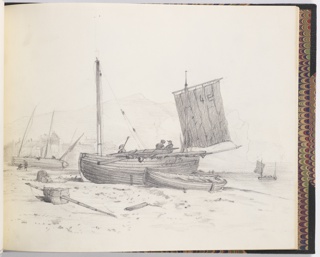 Drawing, Fishing Boats
