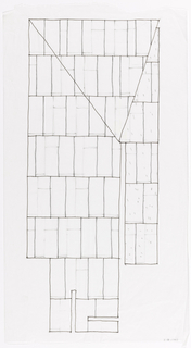 Drawing, Panel Division Study for Facade, Museum of American Folk Art, New York City