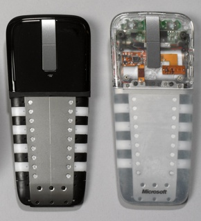 Arc Touch Computer Mouse Prototype showing mechanism and circuits Computer Mouse Prototype