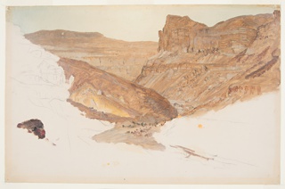 Drawing, El Yemen Valley, Palestine (Israel)
