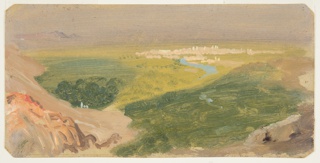 Drawing, View Towards Damascus, Syria