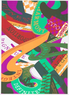 Poster, Several Rulers of Beauty, Palace of Typographic Masonry