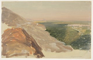 Drawing, Damascus, View from the Mountains