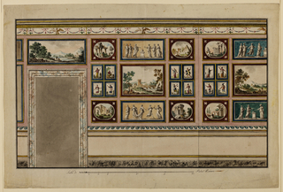 Drawing, Decoration of a Wall as a Picture Gallery
