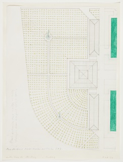 Drawing, Plan for West Field, Walker Art Center, Minneapolis, MN