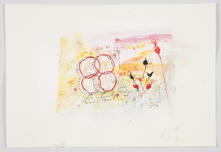 Drawing, Design for Postpriori II Brooch