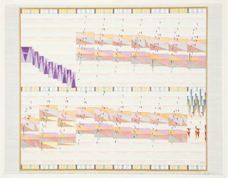 Drawing, Study 140, "The Magic Fire-Scene," from Die Walküre by Richard Wagner