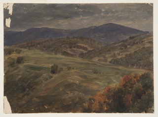 Drawing, Early Autumn in the Green Mountains, Vermont