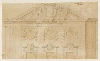 Drawing, Design for a Façade