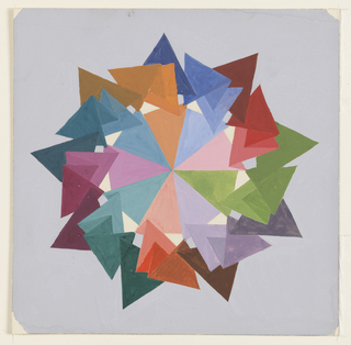 Drawing, Color Rhythm, from The Mathematical Basis of the Arts