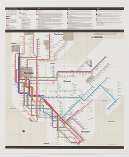Poster, New York City Subway Map