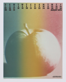 Calendar, August 1970