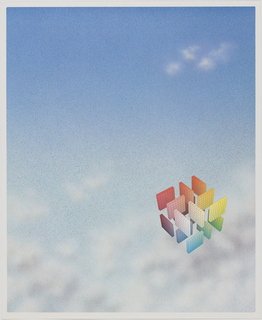 Poster, Chrome Cube