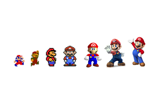 The evolution of Super Mario